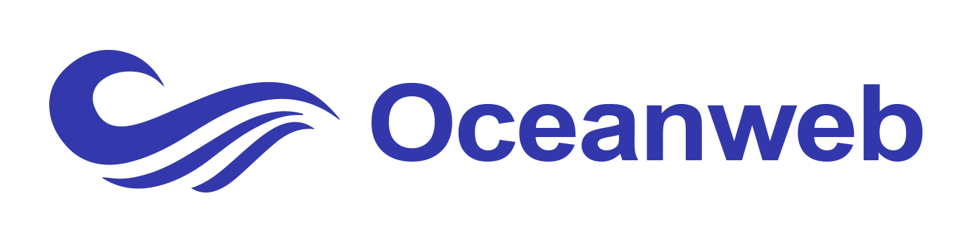 Logo oceanweb agence transparent